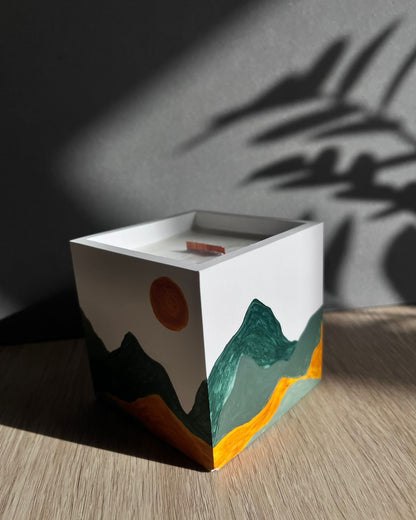 Vela Perfumada - "Geometria da Inspiração"